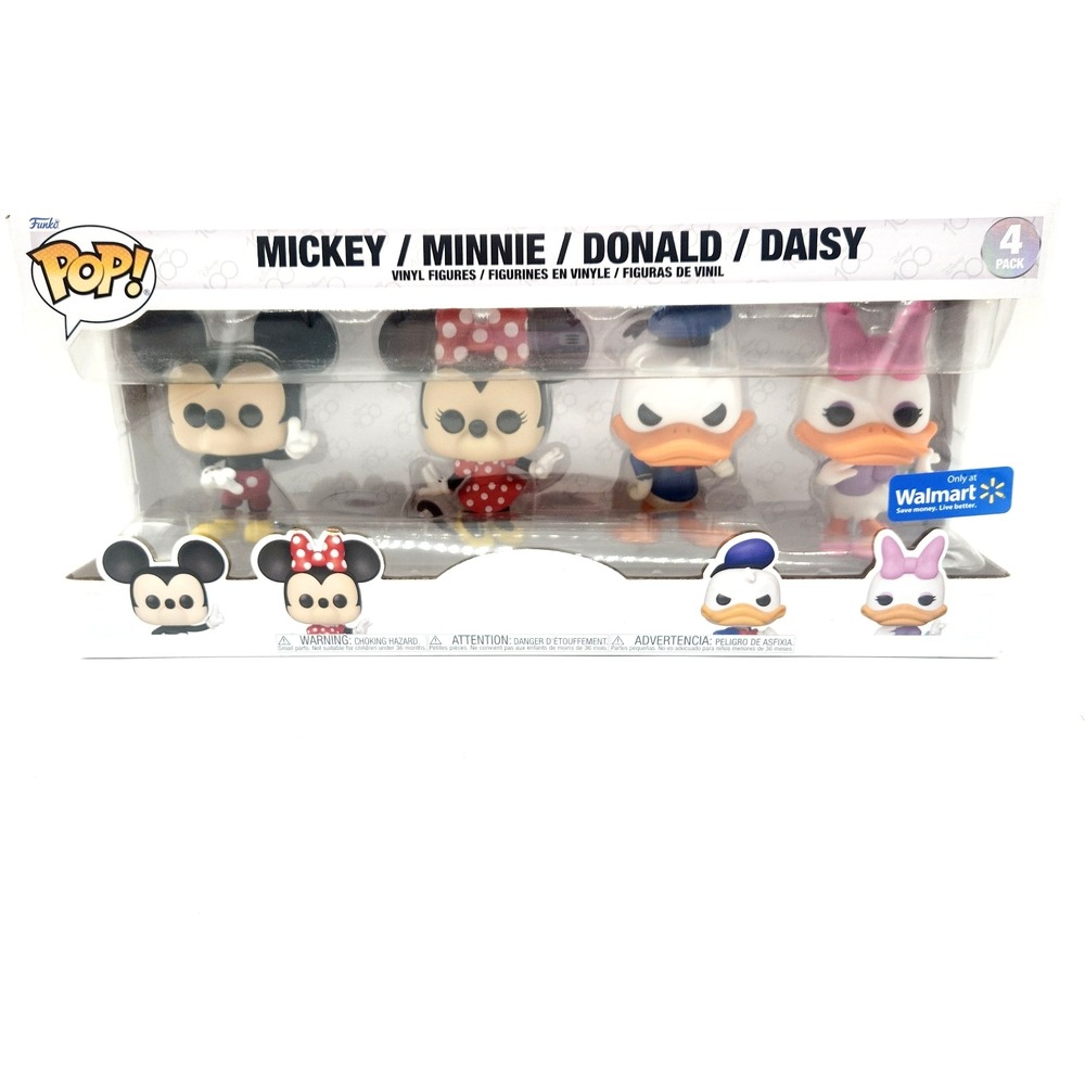 Funko Pop Disney Classics D100 Set of 4 – Walmart Exclusive –Anniversary Edition